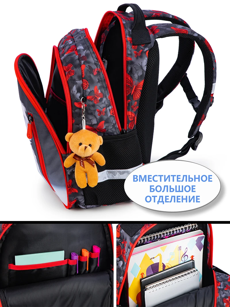 Backpack For Girls Orthopedic Cartoon 3D Children School Bag Primary School Students Bookbags Kids Satchels mochila infantil