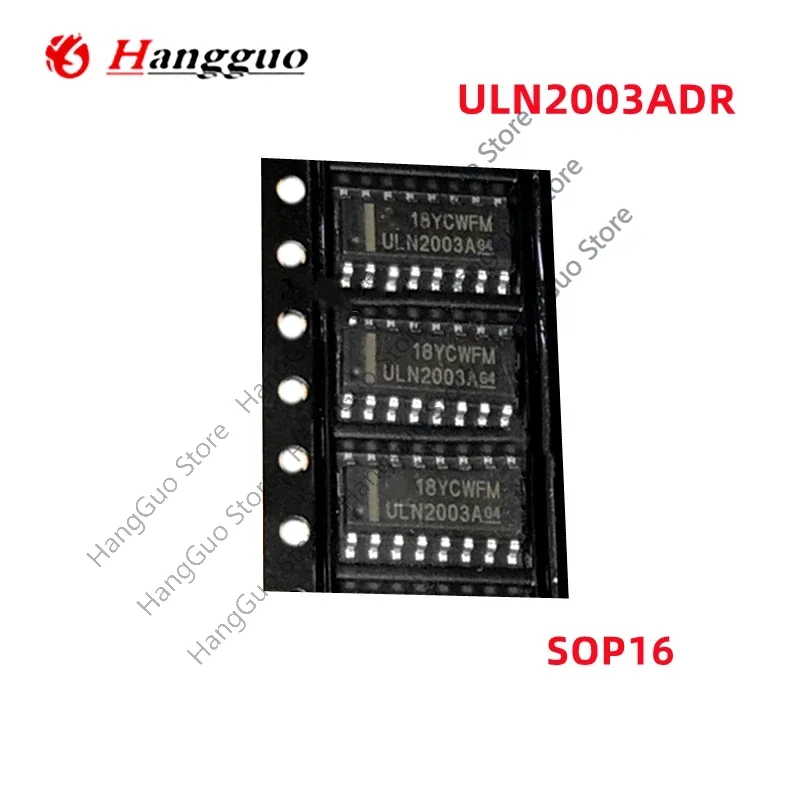 10PCS/LOT  Brand new  Original ULN2003 ULN2003A ULN2003ADR ULN2003AG SOP-16 IC Chip