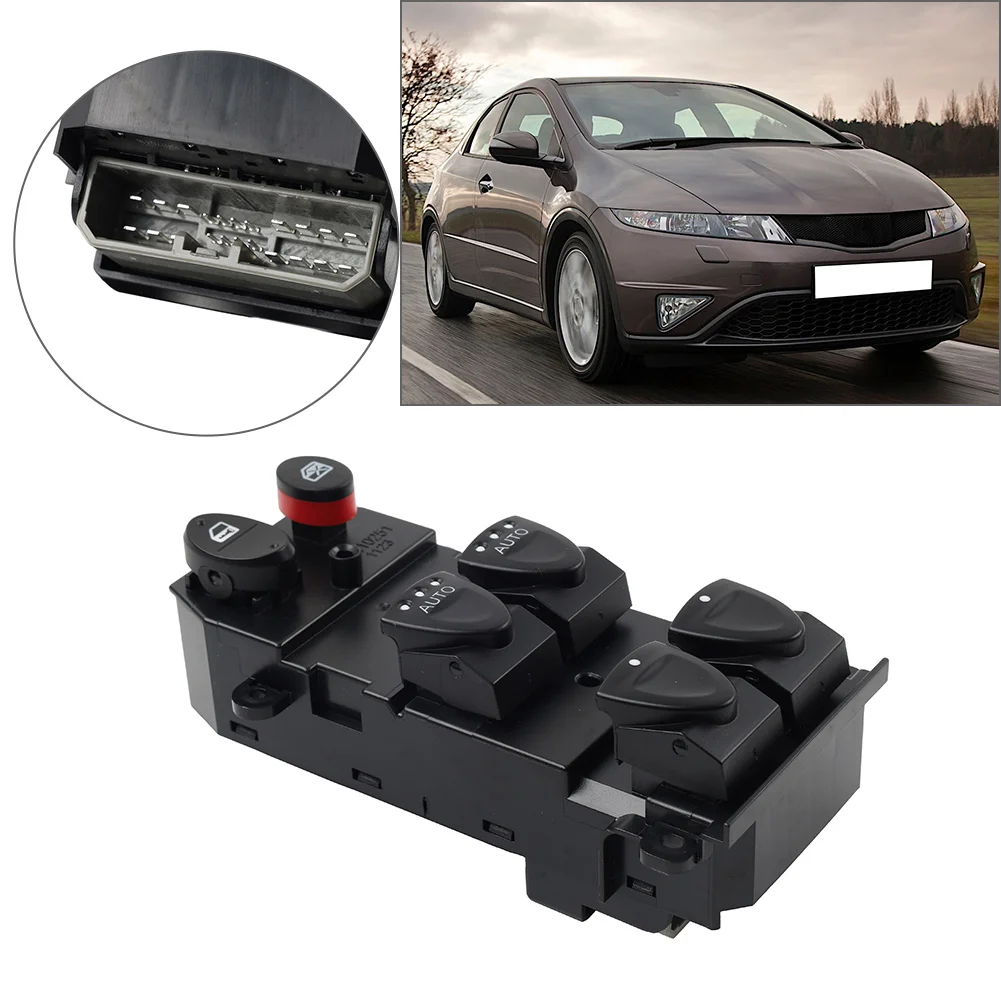 LHD Auto Electric Master Power Window Switch Dual Auto For Honda Civic 2005-2012 35750-SMG-G02-M1