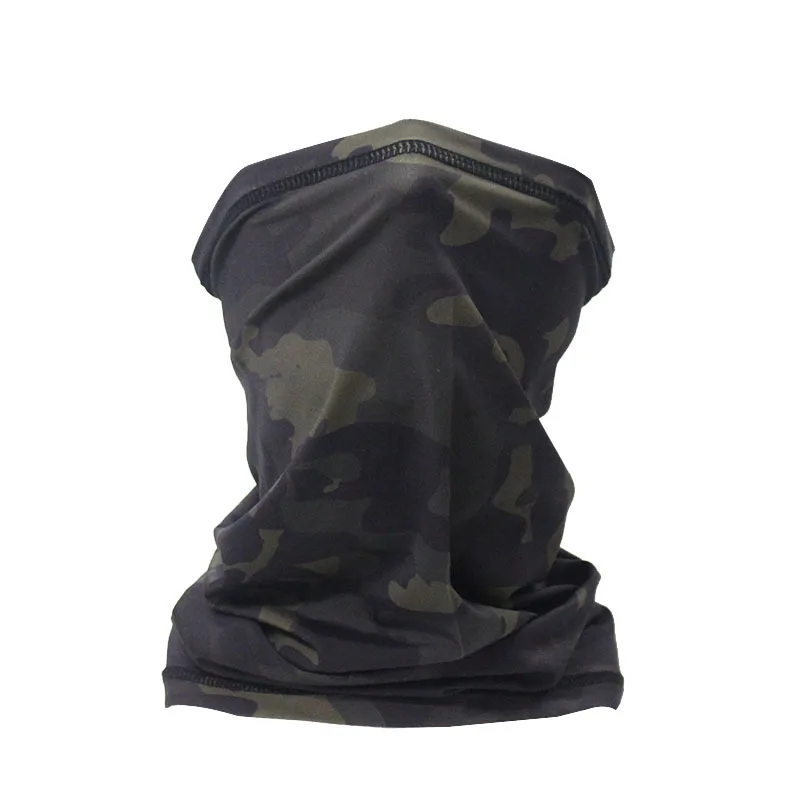Multi functional ice silk camouflage sunscreen and dust mask, cycling headband, scarf