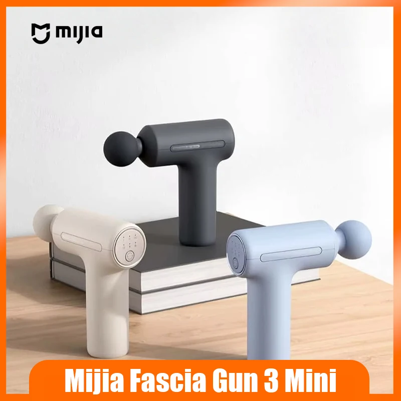 Mijia Fascia Gun 3 Mini Portable 12kg Thrust Brushless Motor Silent Exercise Fitness Massager Muscle Relaxation