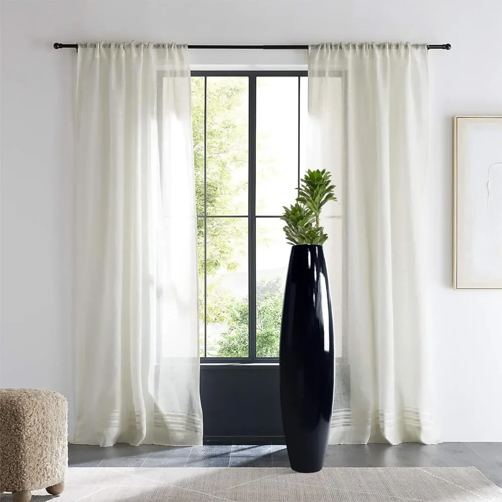 

Tall Black Floor Vase Decoration, Home Decorations, Extra Large Floor Vase, Room Decor, Flower Vases, 47.3 Inch, 120 cm, 4 FT