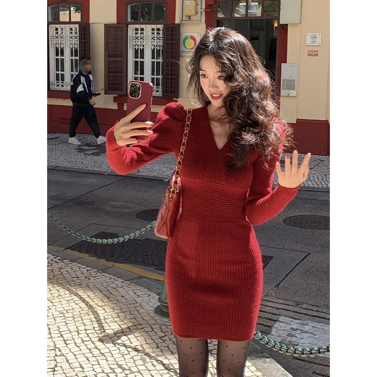 

Knee Length Pullovers Girls Sweaters Jumpers Women Soft Semi-High Business Girl's Korean Style Cuffs Vintage Bottoming-Shirt Ins