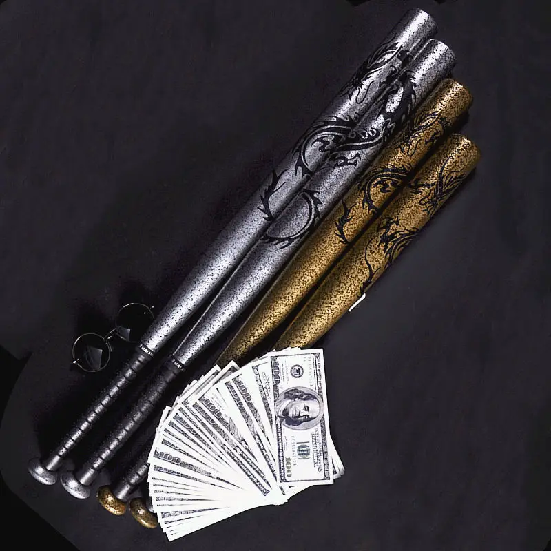 Dragon Thickened Alloy Steel Baseball Bat Defense Baseball Bat Legal Self-Defense Car Iron Bat