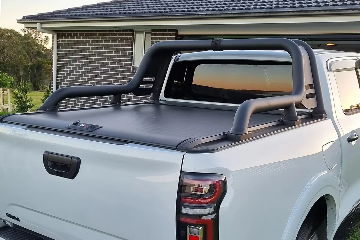 Trunk Retractable Pickup Bed Roller Lid Manual Truck Tonneau Cover Aluminum Alloy Waterproof Locking for Great Wall Gwm Cannon