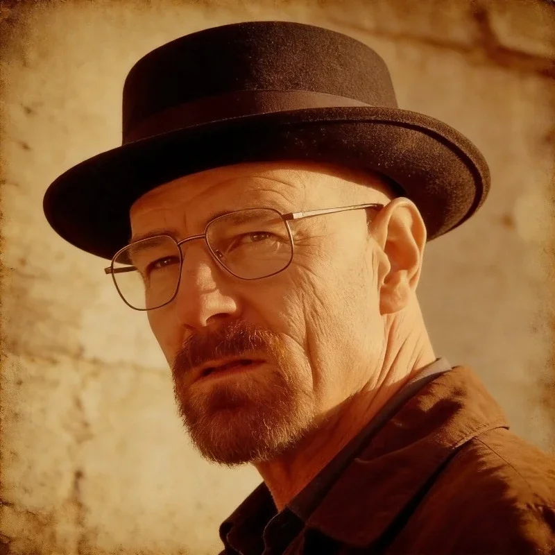 Pork Pie Hat Men Classic Wool Felt Breaking Bad Heisenberg Style Flat Top Fedora Vintage Black Short Brim Jazz Porkpie Cap Cos
