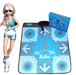 Gaming Step Foot Print Dance Pad Anti Slip Bodybuilding Home Revolution Mat Blanket Video Arcade Fitness HD For Wii