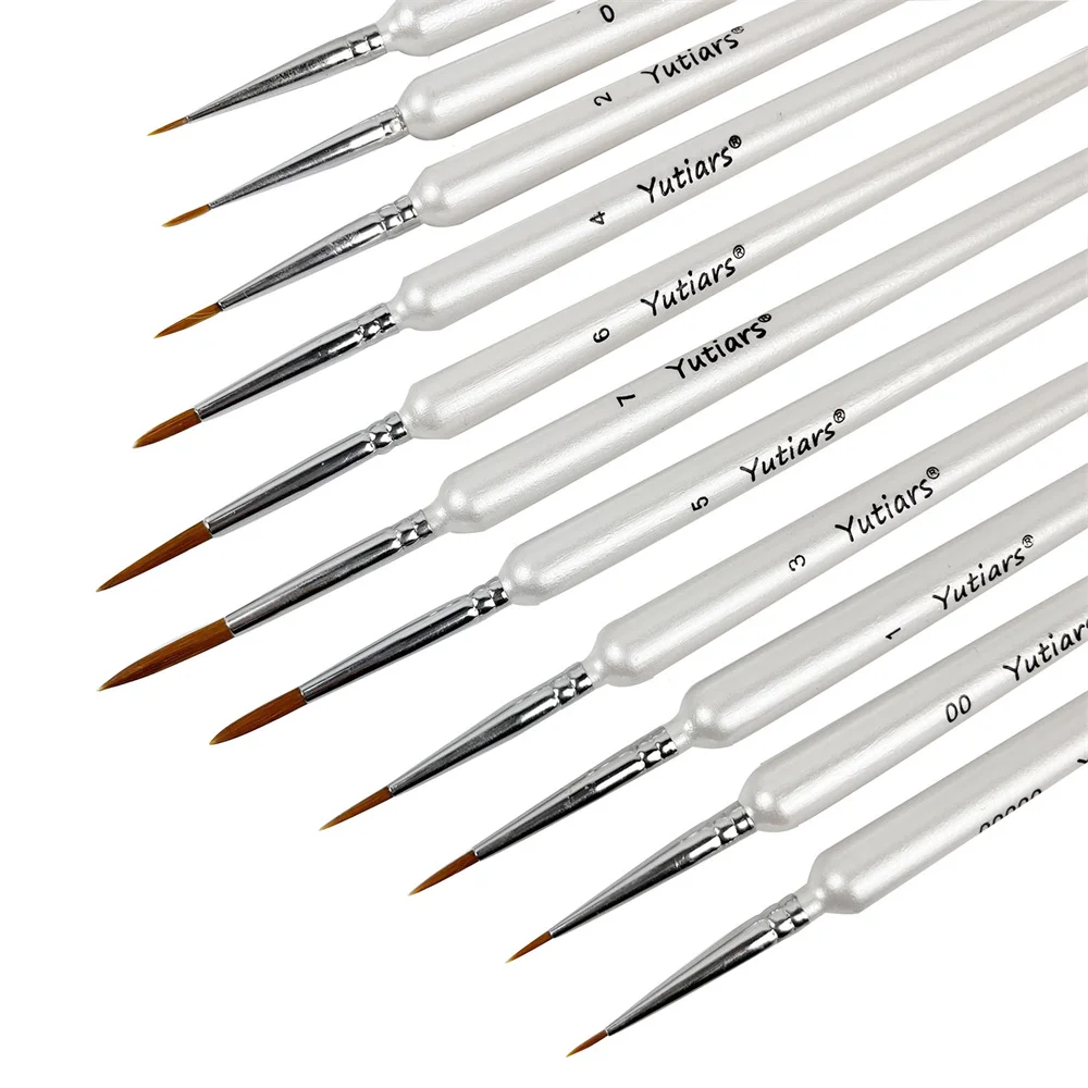 35pcs Artist Paint Brushes Set Artist Paintbrushes For Acrylic Oil Watercolor Acrylic Painting For Body Face Rock Canvas