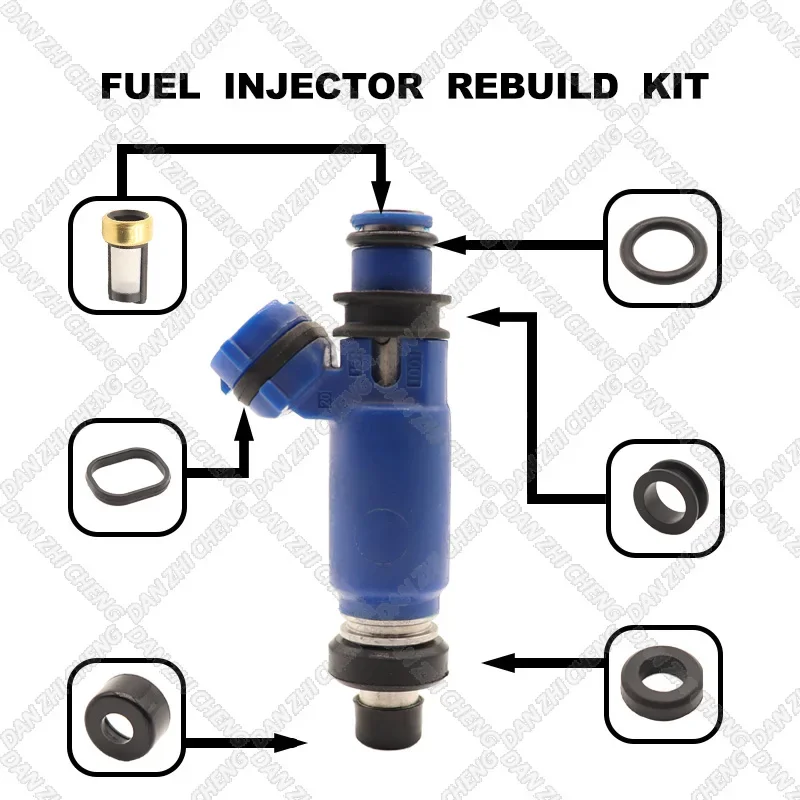 Fuel Injectors Seals O-Ring Repair Filters for Subaru racing yacht engine 1001-87080 1001-87081