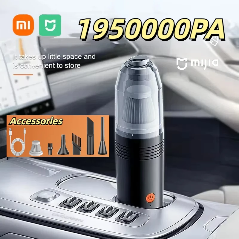 Xiaomi Car Vacuum Cleaner Electric Household Mini Portable High Power Handheld Wireless Powerful Dust Remover Deep Cleaning Hot