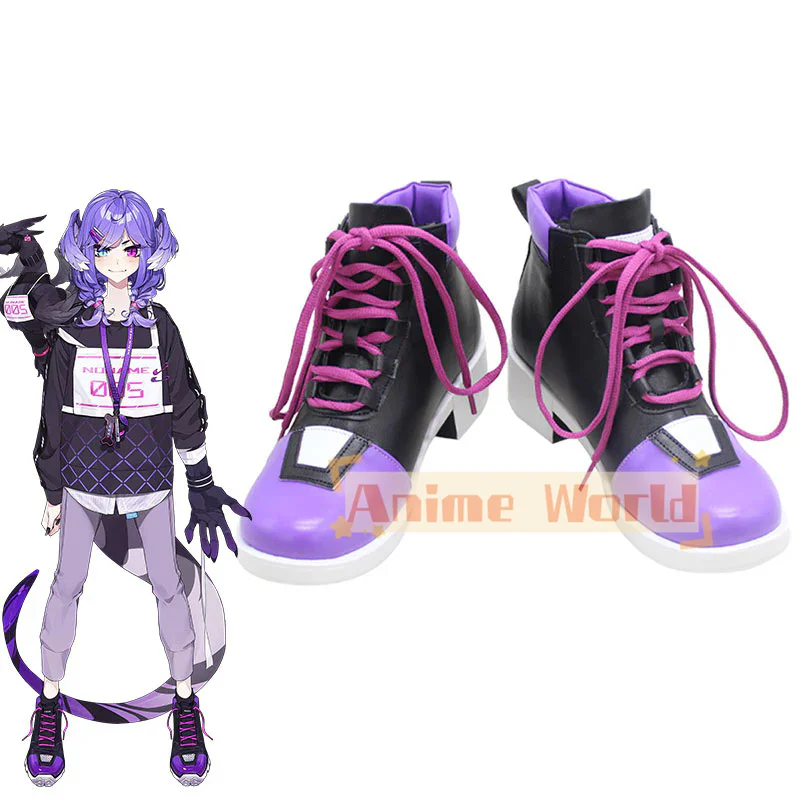 

Virtual YouTuber Nijisanji OBSYDIA Selen Tatsuki Cosplay Shoes Halloween Carnival Boots Custom Made