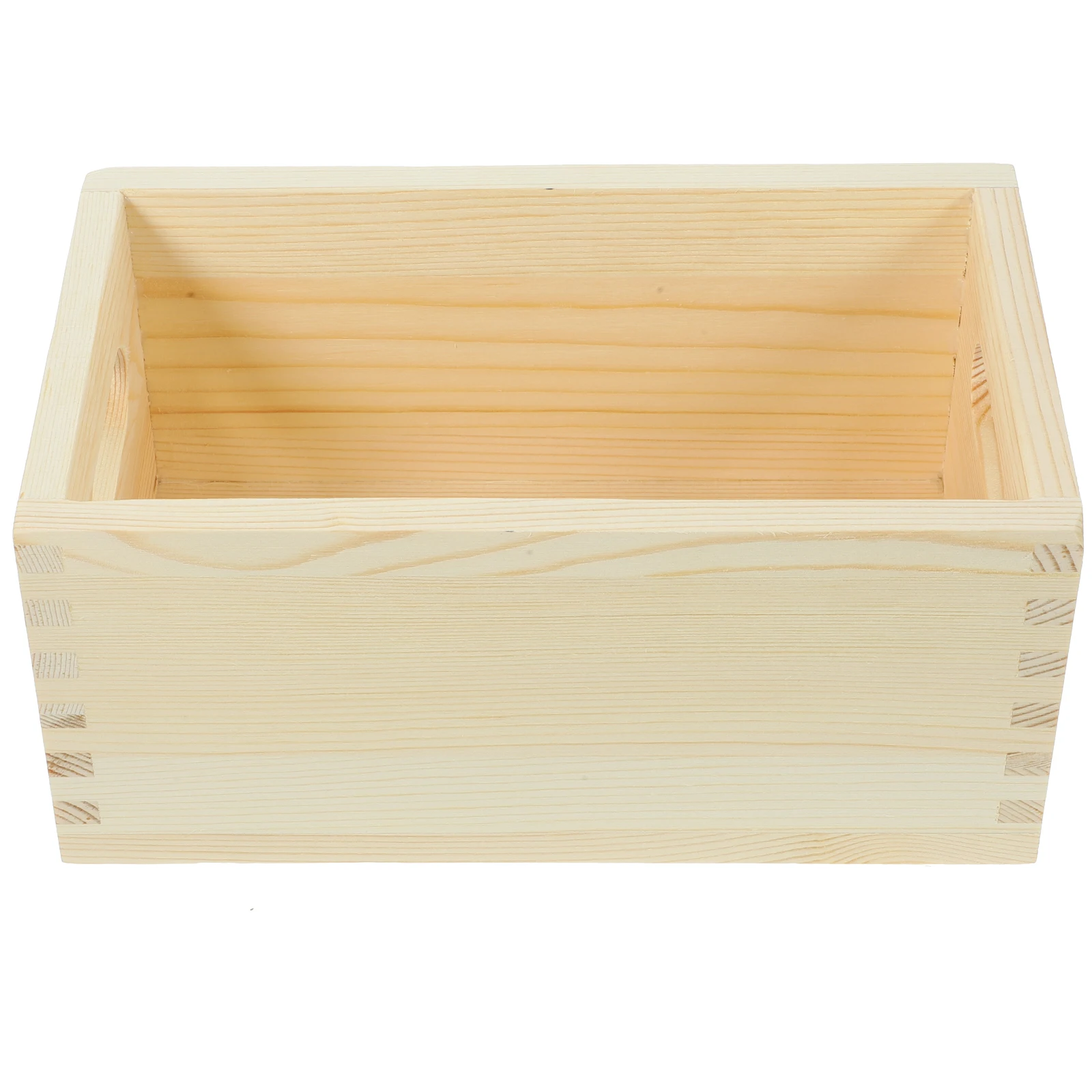 تخزين خشبي، لون طبيعي صغير، أدوات مطبخ مستطيلة، حاويات تخزين خشبية، درج جانيزر، حاوية أدوات فضية #2