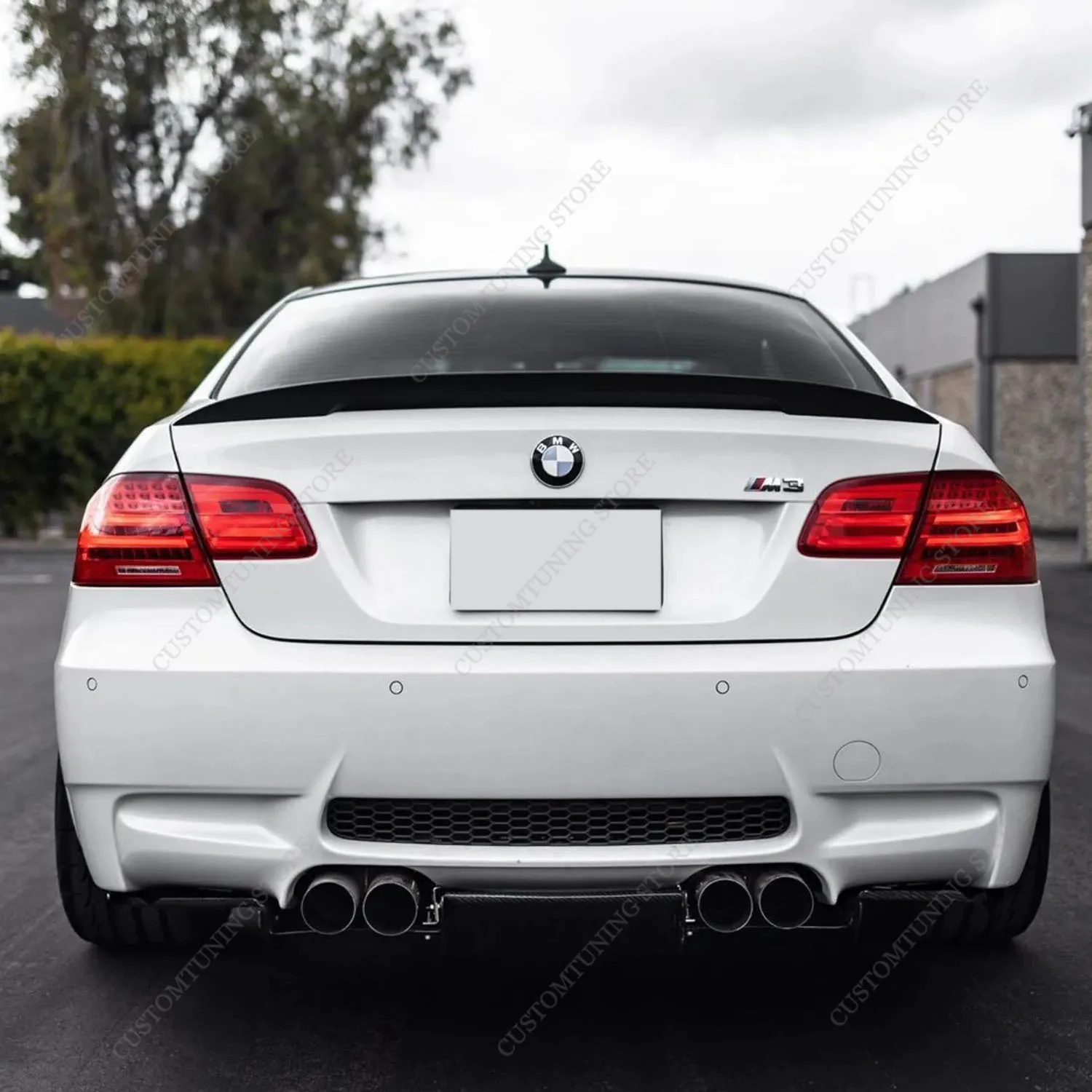 For BMW E92 Gloss Black MP Style Rear Trunk Spoiler 335i 335d 330i 330d 320i 320d M3 Coupe Rear Trunk Spoiler Wing 2006-2013