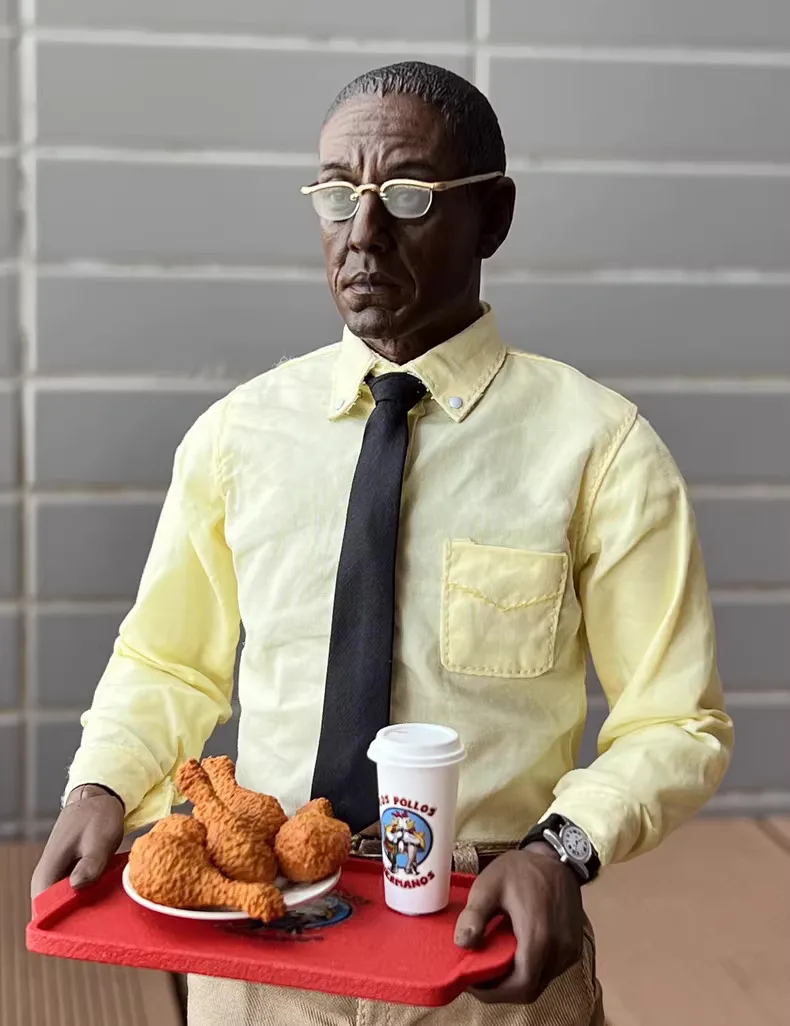 PRESENT TOYS PT-sp66 1/6 Scale Fried Chicken Boss Uncle Gus Fring Los Pollos Full Set Male Soldier 12'' Action Figure Model