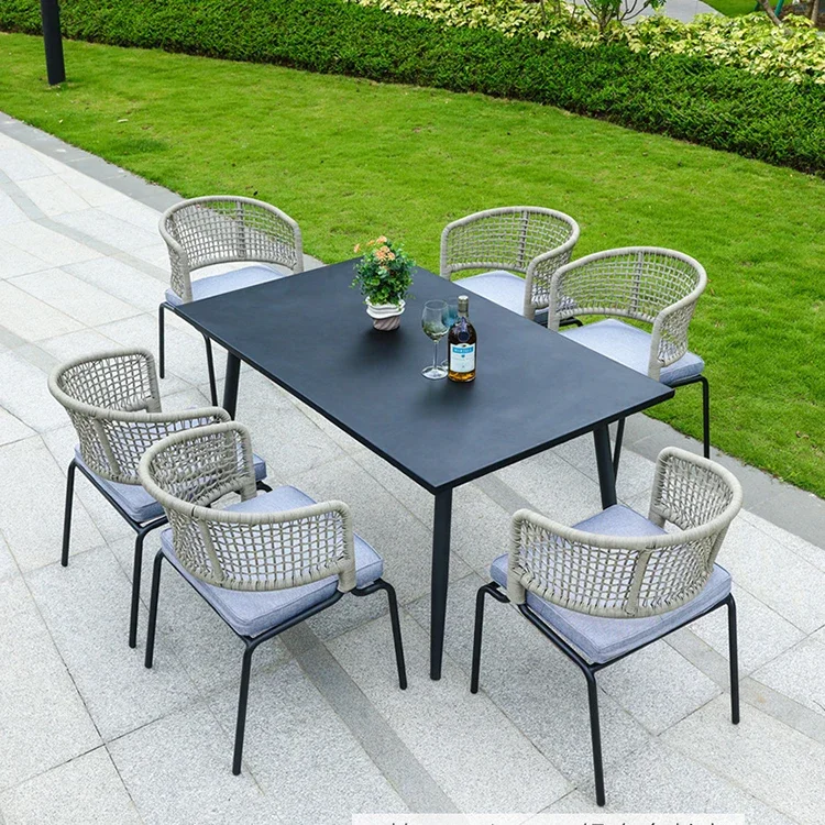 Garden Table And Chairs Dining Outside Restaurant Rattan Sets Outdoor Patio Furniture