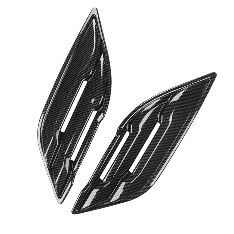 Carbon Fiber Car Fender Air Outlet Side Vent Cover Trim Sticker For Ford Raptor F150