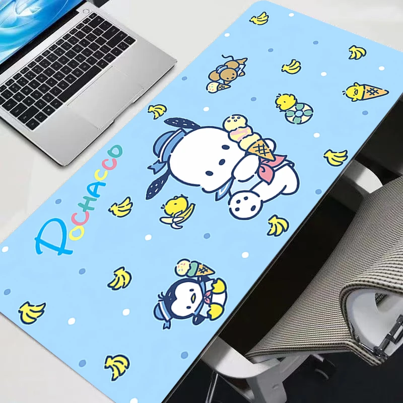 لوحة ماوس Pochacco مصممة خصيصًا لألعاب الرسوم المتحركة HD Mousepad ملحقات الألعاب اللوحية Varmilo لوحة المفاتيح لوحة المفاتيح Mausepad