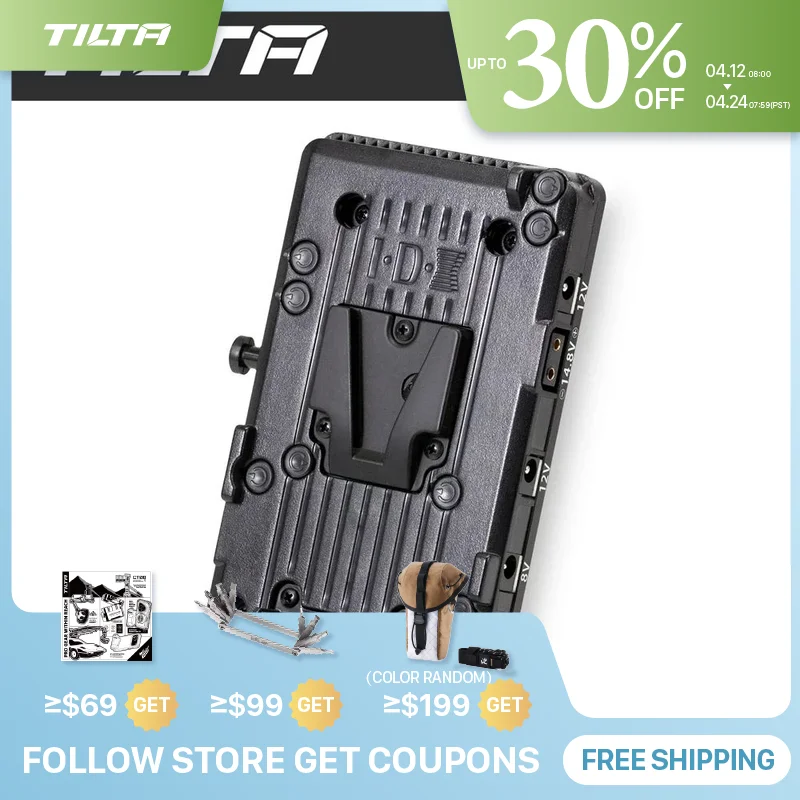 

TILTA HDA-T02-BP-V Hydra Alien V-Mount Battery Plate Hydra Alien Gold Mount Battery Plate для Hydra Alien Battery Plate Кронштейн