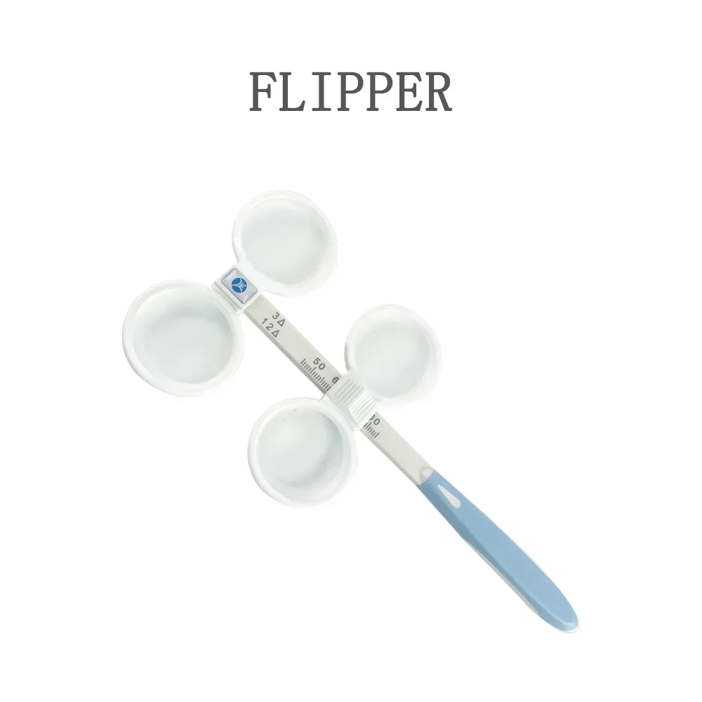 Wysokiej jakości optyczny regulowany pryzmat optometryczny 3/12 △ Flipper do soczewek z akcesoriami FL-8A