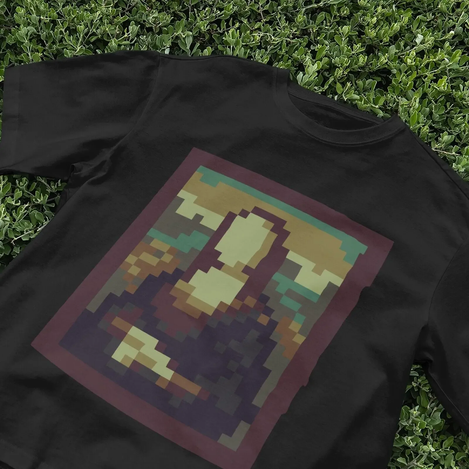 Pixel Art T-Shirt Retro Gaming Tee Vintage Graphic T-Shirt