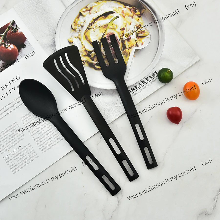 3PCS Nylon kitchenware Spatula spoon Surface fork Nylon kitchenware set for kids portable kitchen tools for picnic camping