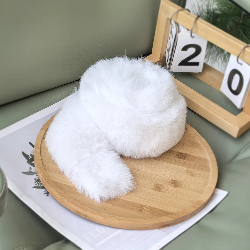 1.5M Artificial Rabbit Fur Clothing Sewing Fluffy Trimming Fabric For Artificial Fur Strips Cuffs DIY Accessory Garment Decor