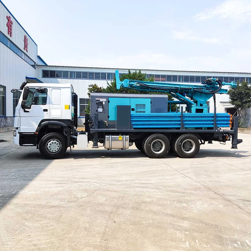 جهاز حفر آبار المياه المثبت على الشاحنة 400 م 600 م للبيع