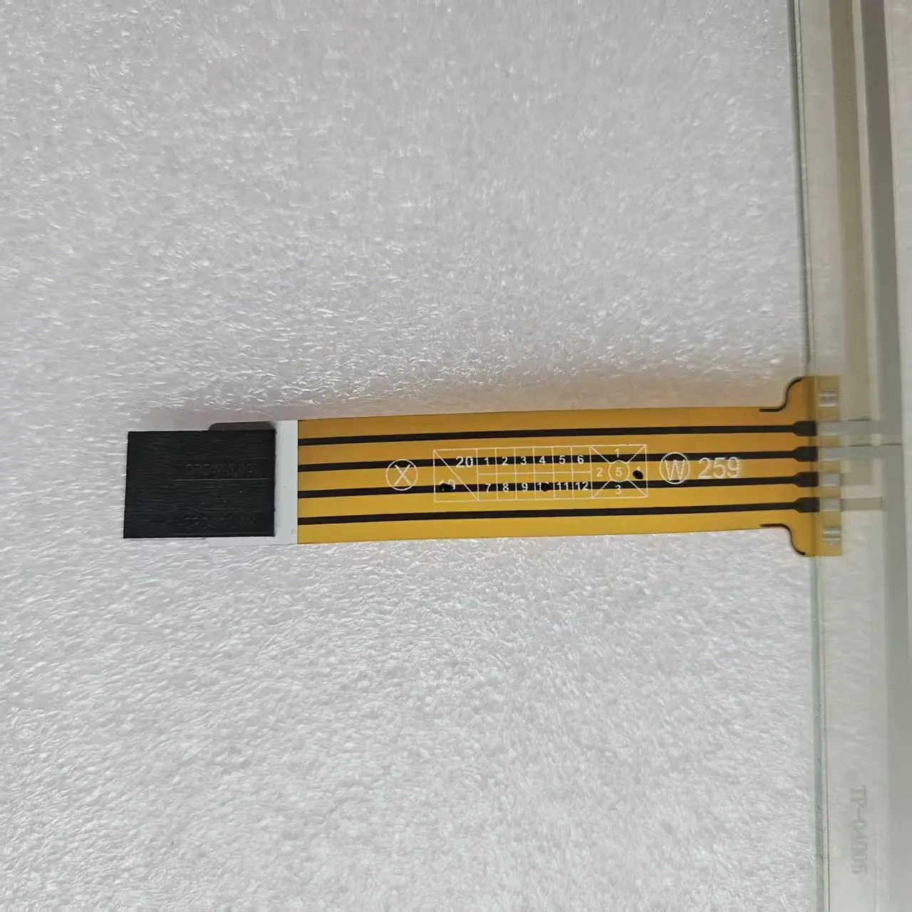 6.5Inch P/N TP04005 259 153X120 MM 4Pin Resistive Touch Screen Digitizer Sensor External Glass Panel