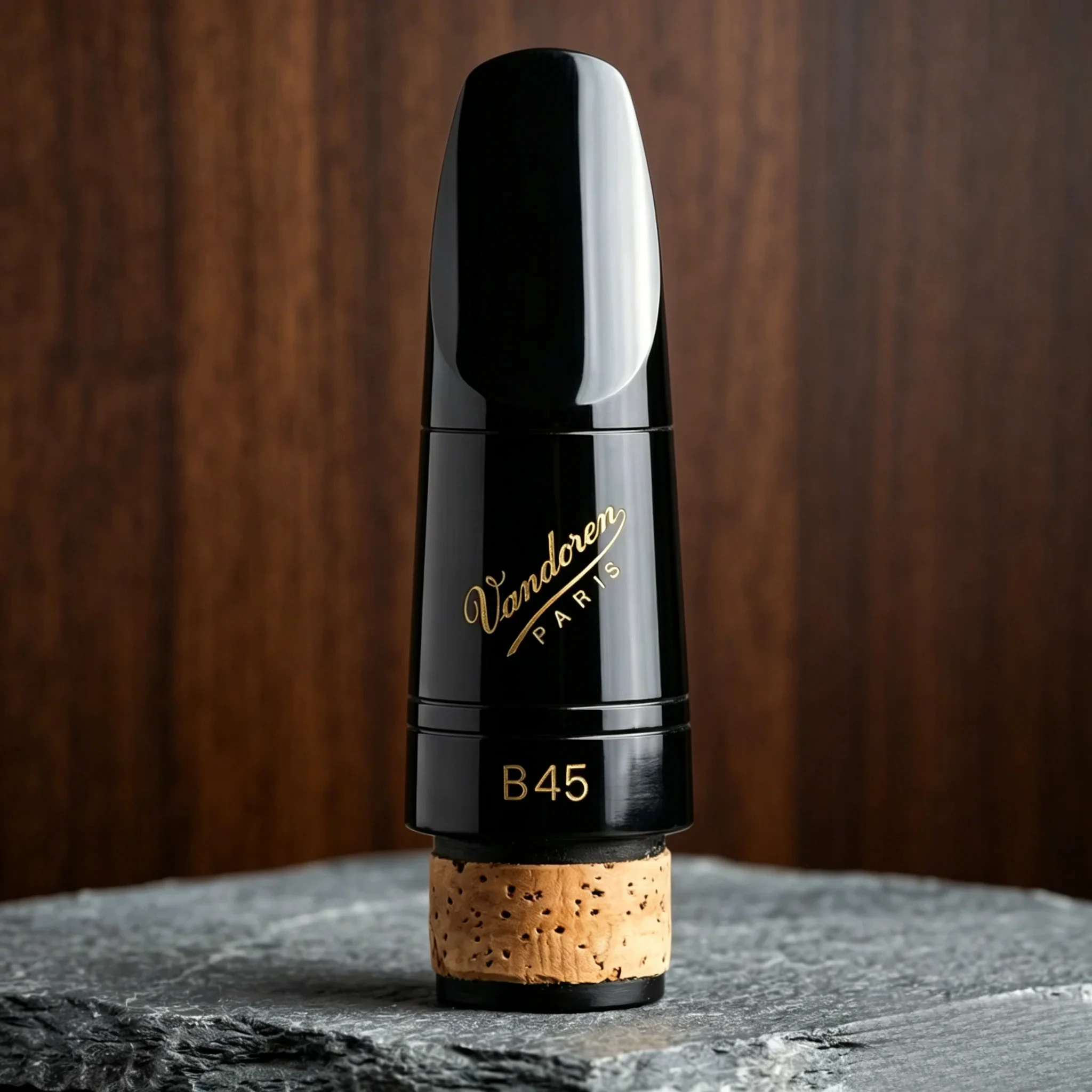 Boquilha Vandoren B40 B45 M30 para Clarinete Bb, Ponta de Ebonite de Borracha Dura, Abertura Média-Longa, Acessório para Instrumento de Sopro