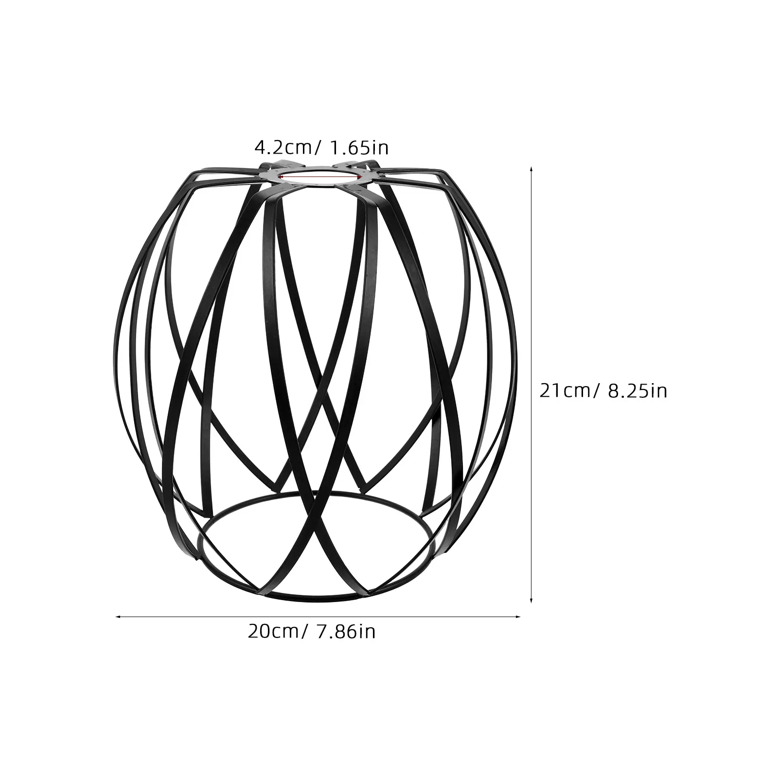 

2pcs Industrial Metal Wire Pendant Light Covers - E27 Hanging Lamp Cage Shades,Decorative Protective Lampshade Holders for Table