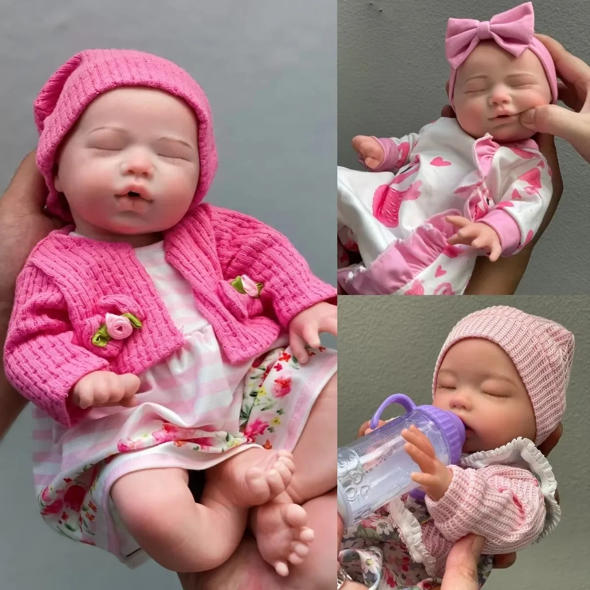 

A️1 13-дюймовая силиконовая кукла ручной работы Reborn Girl, мягкая на ощупь кукла ручной работы Bebe для новорожденных, подарки на день рождения для детей