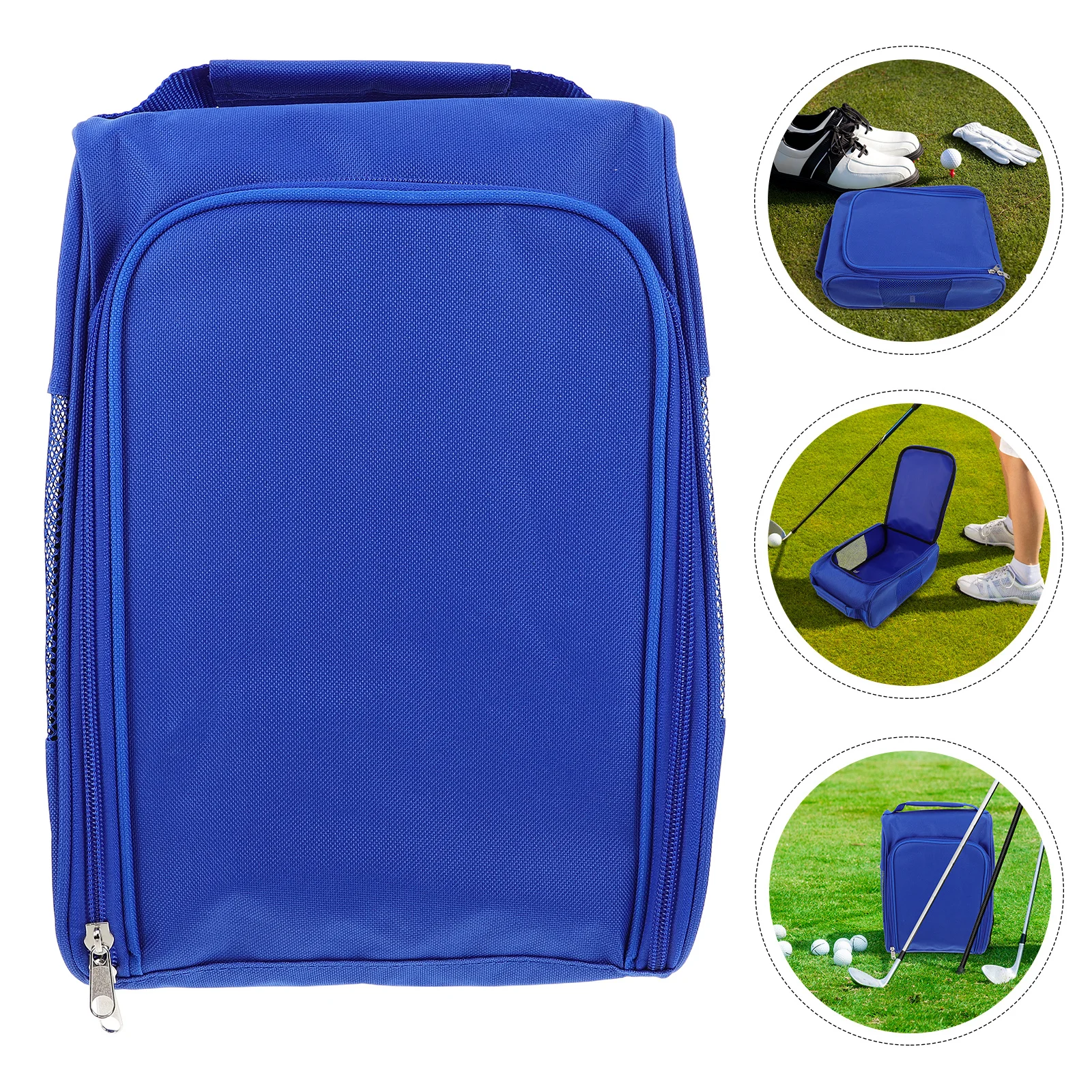 

Golf Shoe Bag Ventilated Travel Bag Unisex Oxford Cloth Lightweight Organizer Large Capacity Sports Shoe Carrier for Outdoor