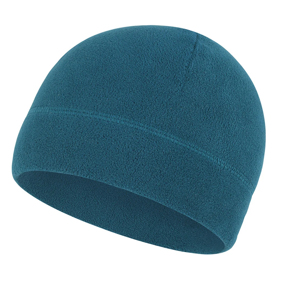 

Autumn Winter Solid Color Beanies Cap Fashionable Casual Warm Windproof Sports Thin Fleece Hat For Women And Men