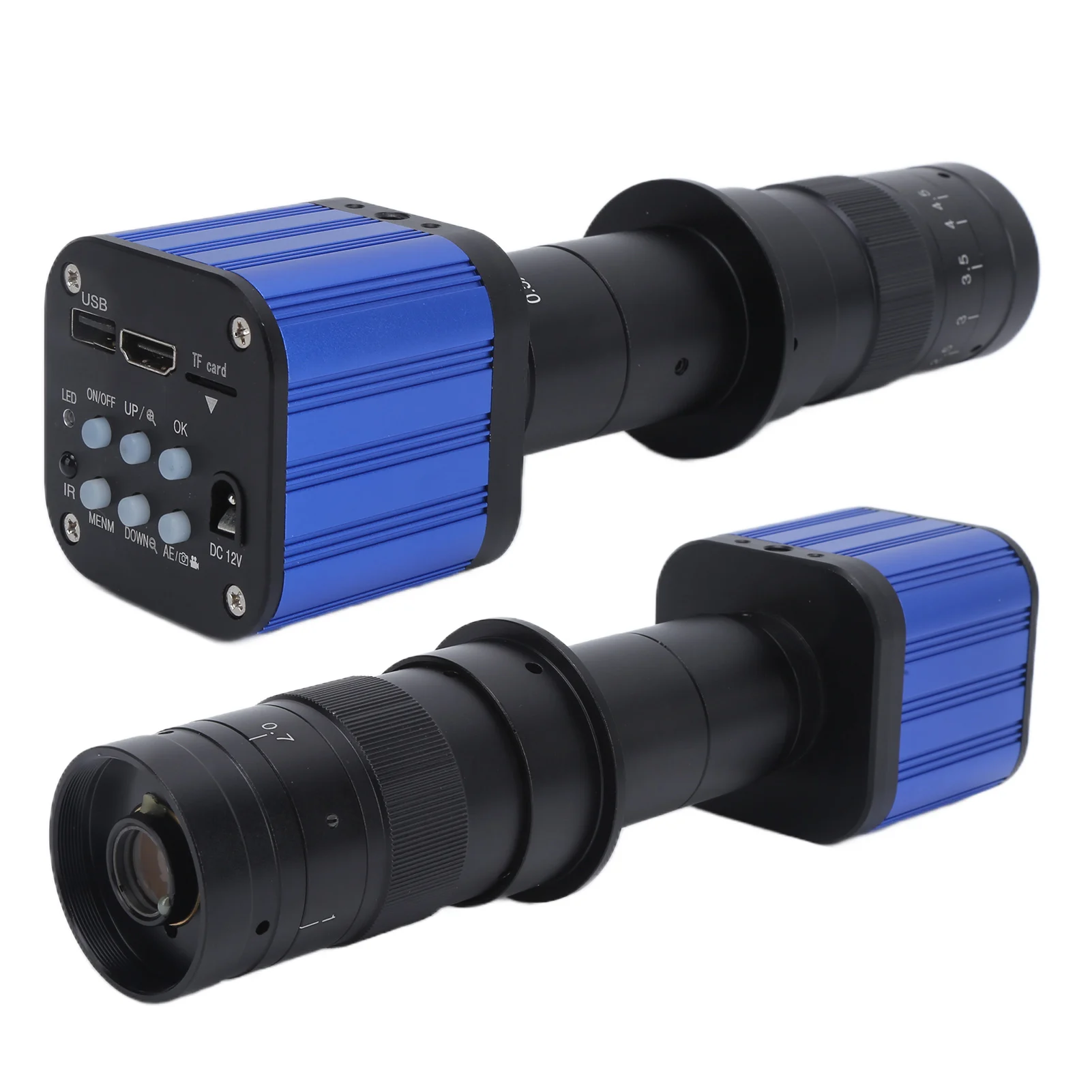 Microscope Fitting 4K 180x C Mount Industrial Camera High Definition Video Microscope Camera for Repairing for SONY Sensor AC