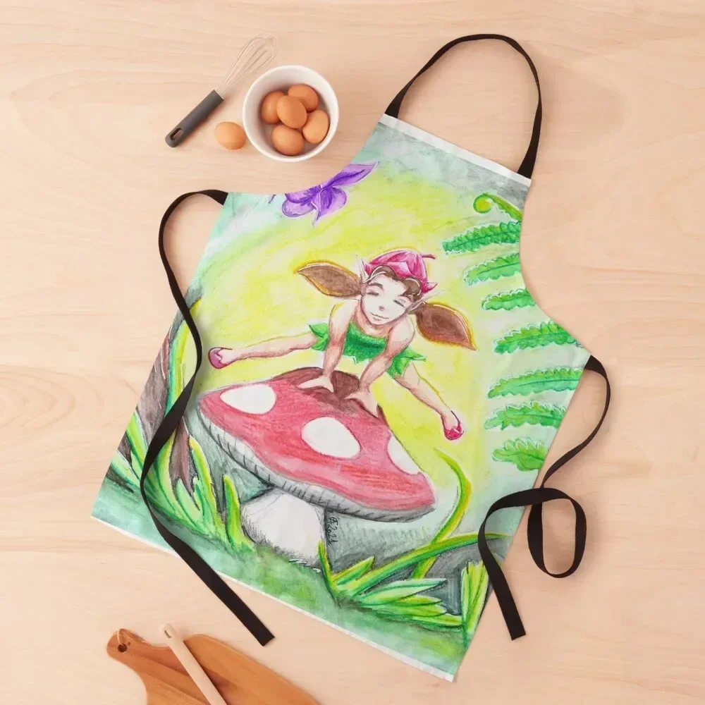 

forest elf Apron Kitchen For Men japanese woman home women Kids Apron
