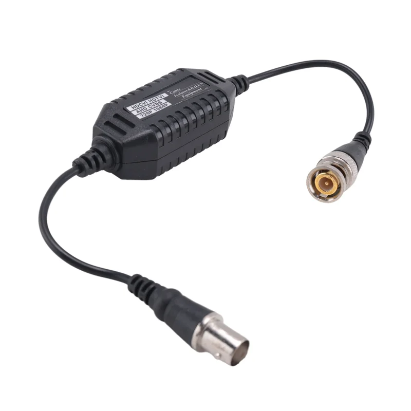 

ABZZ-1Pack Coaxial Video Ground Loop Isolator Balun Male To Female For CCTV Camera