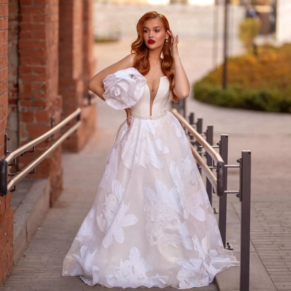 White Floral Embroi…