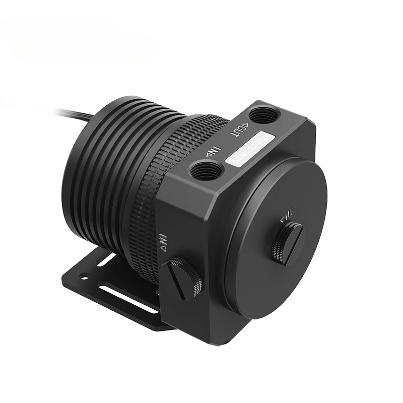 Computer water-cooled magnetic suspension pump PU-JTD5 all-metal pump cover armor PWM temperature control 1100L