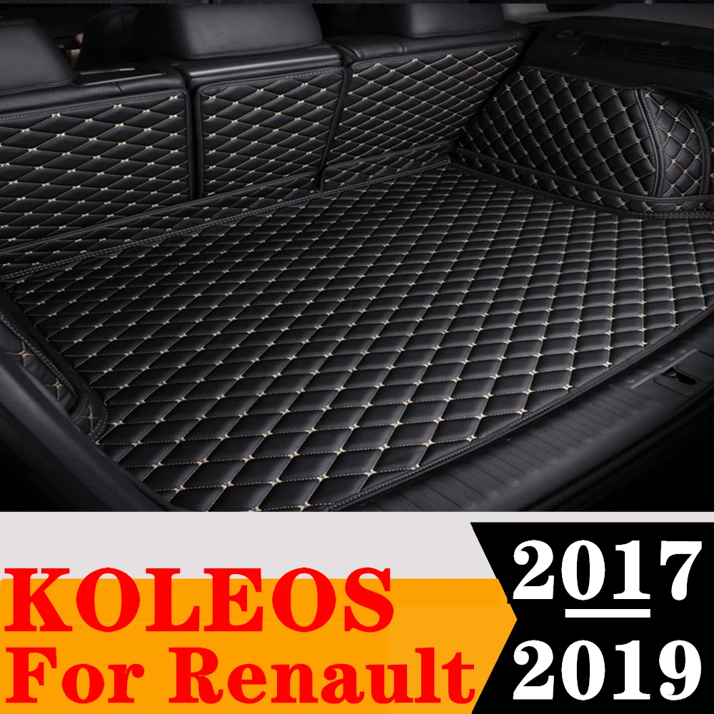 

Полный Комплект ковриков для багажника на заказ для Renault Koleos 2019, 2018, 2017, задний коврик для груза, поднос для багажника, коврик для багажа, автоковер, запчасти