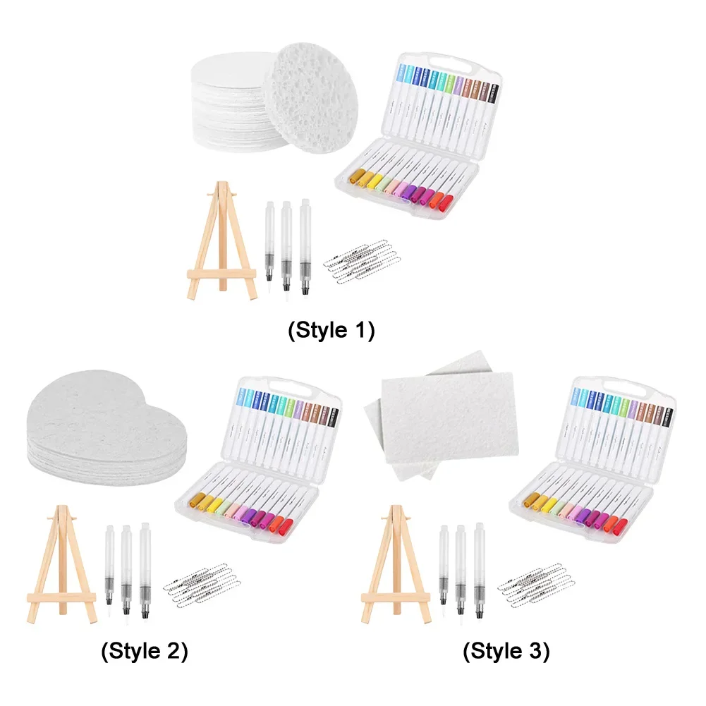 Magic Puffy Paint DIY Creative Activity Magic Puffy Pen 12 Colors Bubble Popcorn Drawing Pen for Greeting Birthday Cards