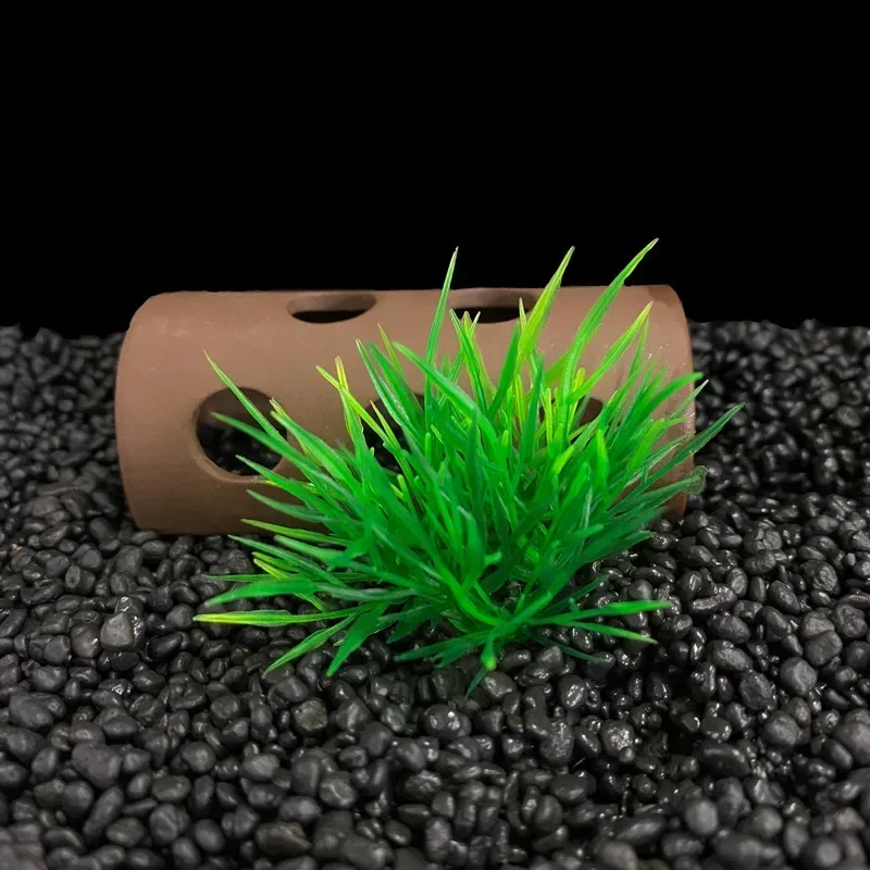 Small Aquatic Simulated Green Water Grass Aquarium Mini Plastic Fish Tank Artificial Water Plant Decoration Simulation