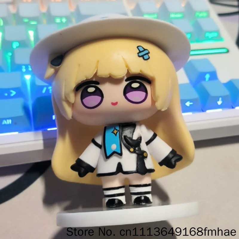 Niedliche Chibi Phoebe GK Figur Modell Desktop-Dekoration Auto-Ornament Anime-Mädchen Spielzeug Geschenk Trendige Sammlerpuppe für Fans & Ausstellung