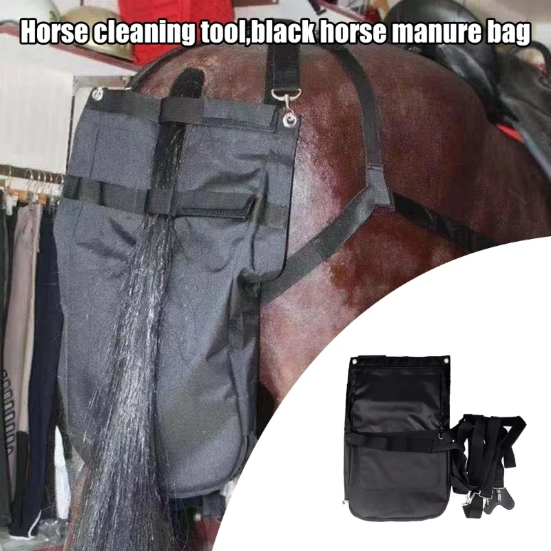 Horse Manures Pouches Equine Manures Collector Equine Waste Bag Manures Pockets Dropship