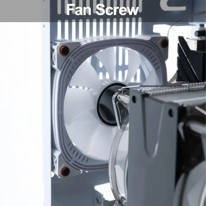 C7AA -Desktop -Lüfterschraube Metallschrauben für Desktop -Computerlüftermontage