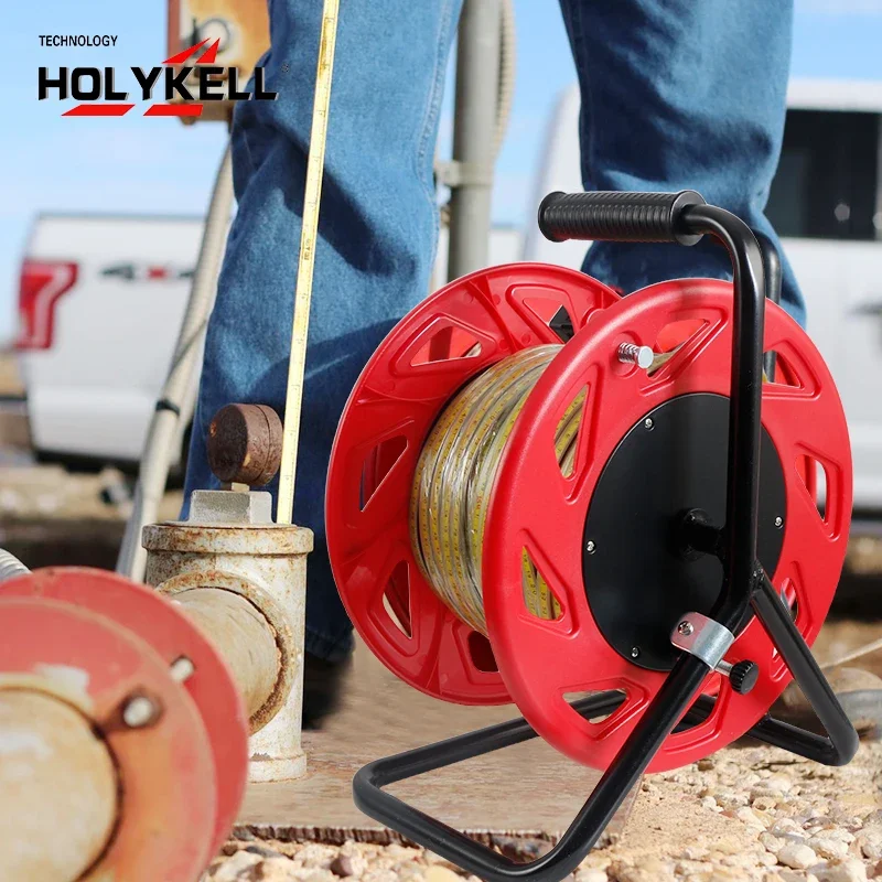 Holykell Sound Alarm Piezometer Wassertiefenmesser Kabel Lineal Wasserstandsmesser