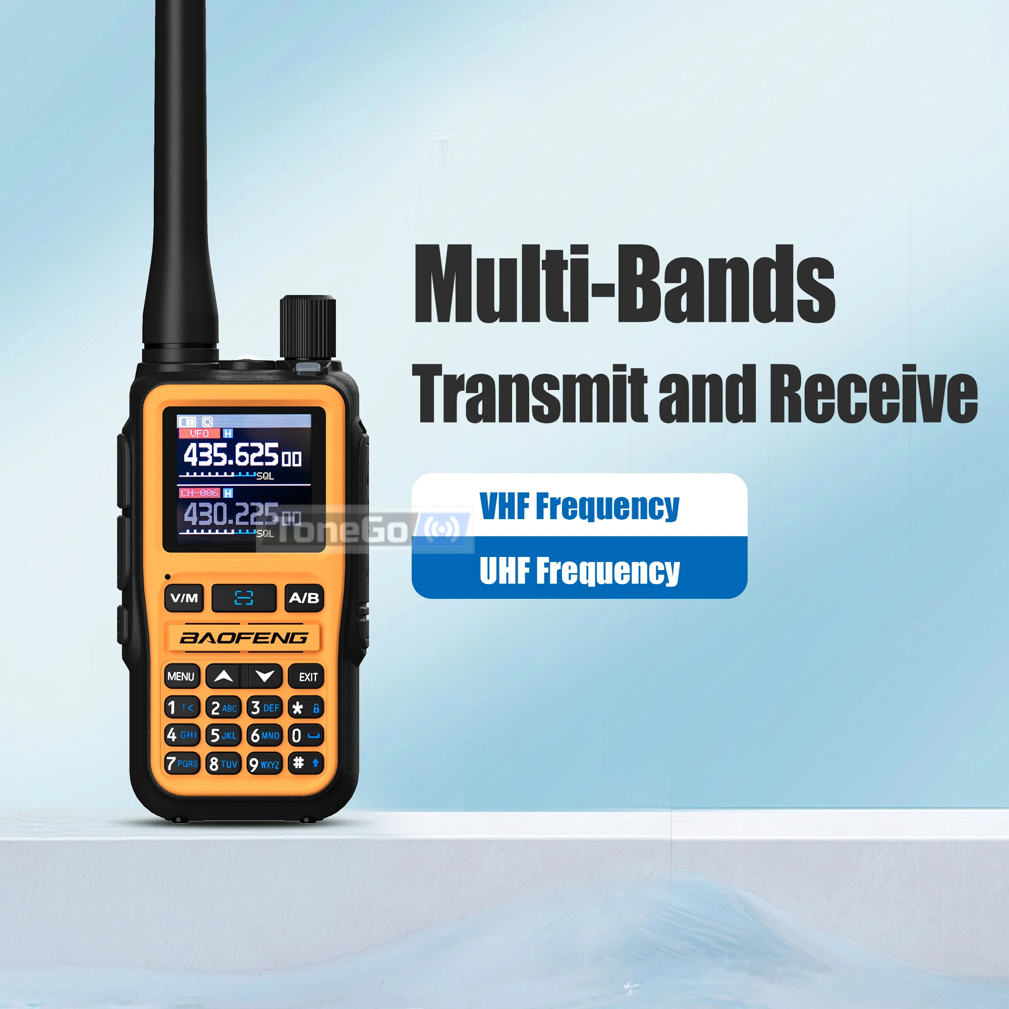 Baofeng 5R-Mini Walkie Talkie UV-5R Мини Bluetooth Программирование Двойное зарядное устройство PTT Type-C AM FM Многодиапазонное 999CH DTMF Двустороннее радио