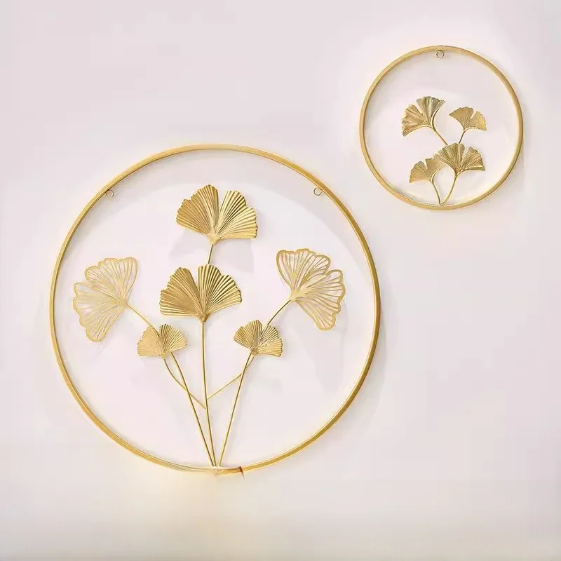 

Элегантные европейские 3D-украшения для стен в виде листьев из кованого железа, роскошные подвесные декорации, креативный декор для гостиной, магазина, дома, отеля, для создания фонового оформления.