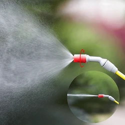 1pc Stainless Steel Plastic Water Sprinkler Adjustable Telescopic Misting Nozzle irrigation High-pressure Sprayer Nozzles Spray