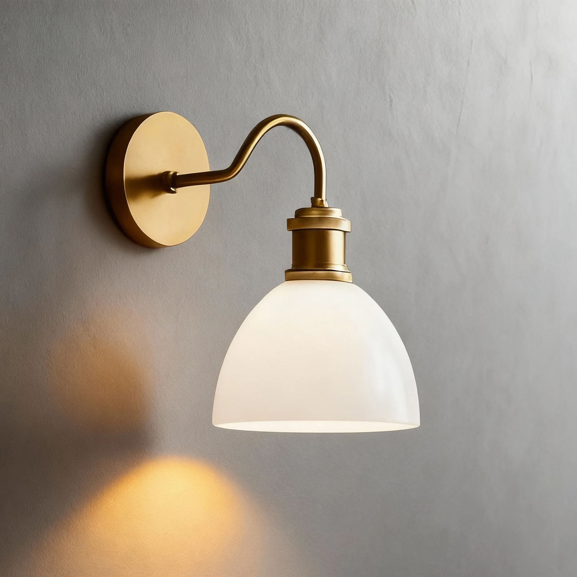 LED White Jade Glass Wall Lamp Bedroom Dining Room Living Room Study Aisle Decorative Double Head Lamps