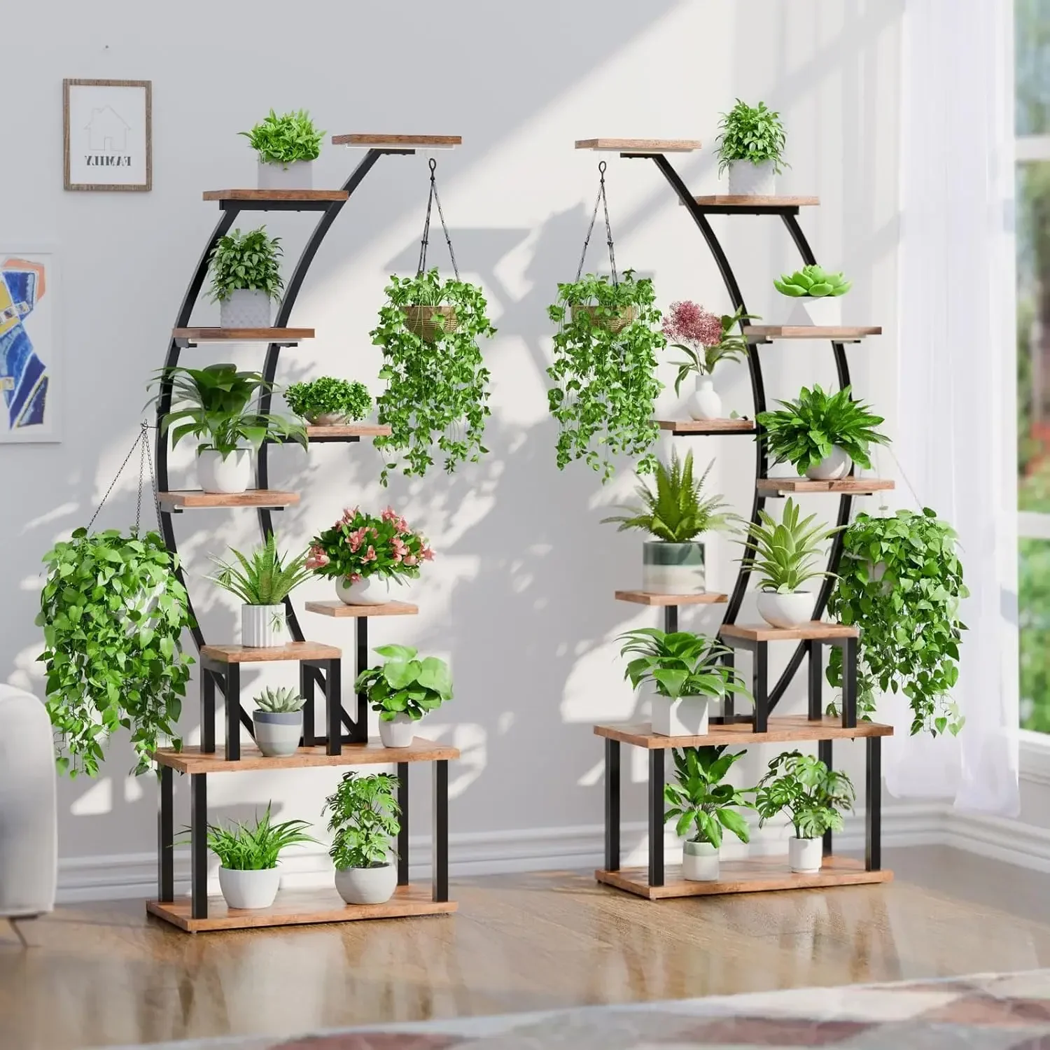 Plant Stand Indoor with Grow s 9 Tiered Metal Plant Shelf 64\